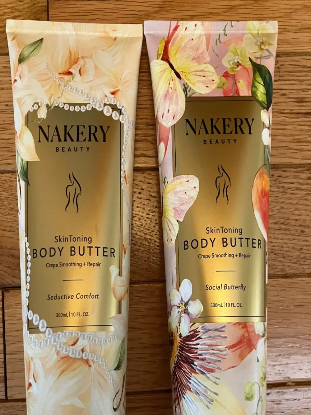 Nakery Beauty Skin Toning Body Butter, Social Butterfly & Seductive Comfort
